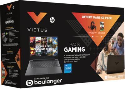 PC Gamer HP Victus 15-fa00+casque+Gamepass 3mois