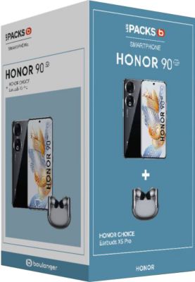 Smartphone HONOR Pack Honor 90 Noir + Earbuds X5 Pro