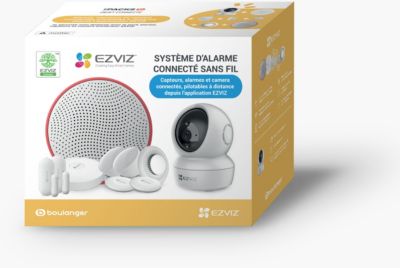 Alarme maison EZVIZ Pack Maison:9 modules + 1 caméra H6C 2MP