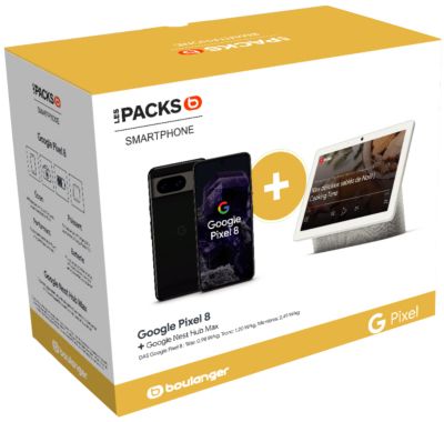 Smartphone GOOGLE Pack Pixel 8 + Hub Max