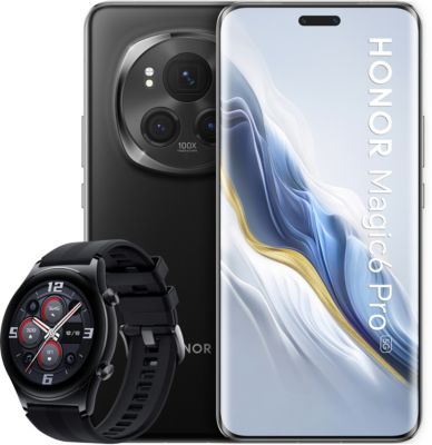 Smartphone HONOR Pack Magic 6 Pro Noir + Watch GS3