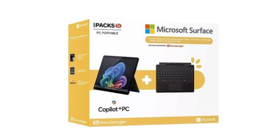 PC Hybride MICROSOFT Pack Surface Pro 11 X Plus 16/512 Noir