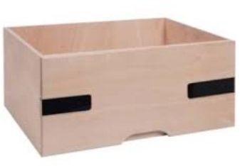 Tiroir cave à vin LA SOMMELIERE en hêtre bas de cave