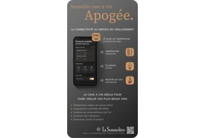 Cave à vin vieillissement LA SOMMELIERE APOGEE185DZPRO