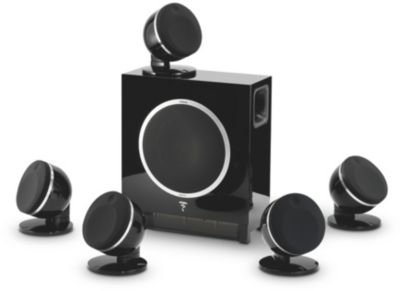 Pack Enceinte Home Cinéma Focal Dome Flax 5.1 Et Sub Air Noir
