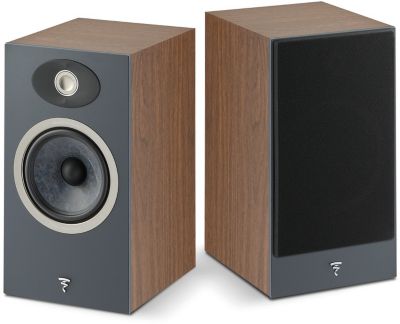 Enceinte bibliothèque connectée HIFI Triangle AIO Twin Gris lin Vendue à la  paire - Achat & prix