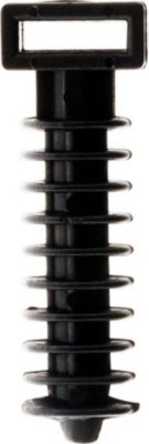 ZENITECH Lot de 10 embases à chevilles noir - Zen