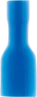 ZENITECH 10 cosses bleu clips femelles isolés 6,3