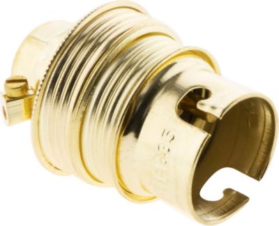 Multiprise ZENITECH Douille B22 Acier laitonné double bague