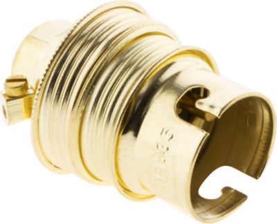 Multiprise ZENITECH Douille B22 Acier laitonné double bague