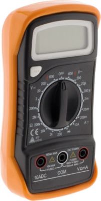 ZENITECH Multimètre antichoc 17 calibres 6 foncti