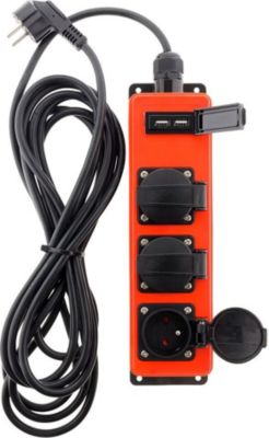 ZENITECH Multiprise étanche 3 prises 16A 2P+T ave