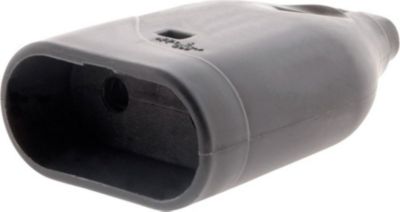 ZENITECH Fiche femelle 2P 6A - Noir - Zenitech