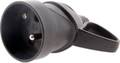 ZENITECH Fiche femelle anneau -16A 2P+T - Noir -
