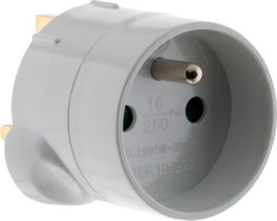  ZENITECH Adaptateur M UK / F France Blanc - Zenit ZENITECH Adaptateur M UK / F France Blanc - Zenit