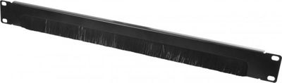 Accessoire rack DEXLAN Panneau passe câbles 1U demi brosse