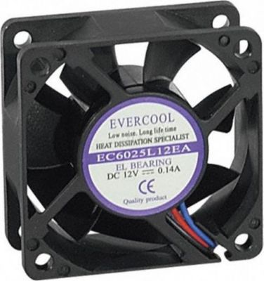 Ventilateur PC SPIRE 60x60x25 lubrifie a vie