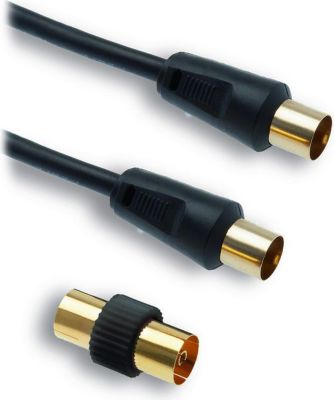 APM CORDON TV MÂLE/MÂLE 9,52MM NOIR 2M + ADA