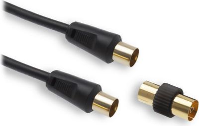 APM CORDON TV MÂLE / MÂLE 9,52 MM NOIR 5M +