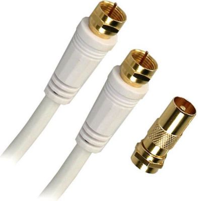 Câble antenne TV APM CORDON SATELLITE FICHE ''F'' MÂLE/MÂLE