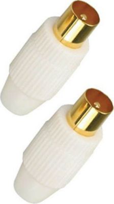 APM 2 FICHES TV MÂLES 9,52MM