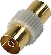 Adaptateur antenne TV APM ADAPTATEUR COAXIAL FEMELLE/FEMELLE 9,52M