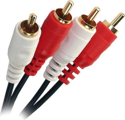 Câble RCA APM CORDON 2 RCA MÂLES / 2 RCA MALES GOLD 10 Câble RCA APM CORDON 2 RCA MÂLES / 2 RCA MALES GOLD 10