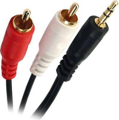 Câble Jack/RCA APM CORDON JACK 3,5MM/2 RCA STEREO MÂLE/MÂLE