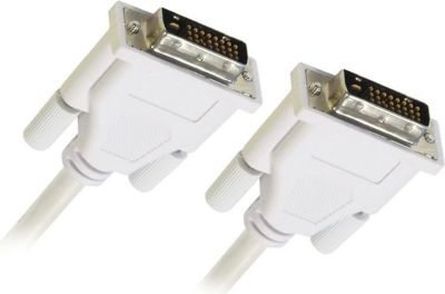 Câble DVI APM CORDON DVI-D DOUBLE LINK MÂLE/MÂLE NOIR Câble DVI APM CORDON DVI-D DOUBLE LINK MÂLE/MÂLE NOIR