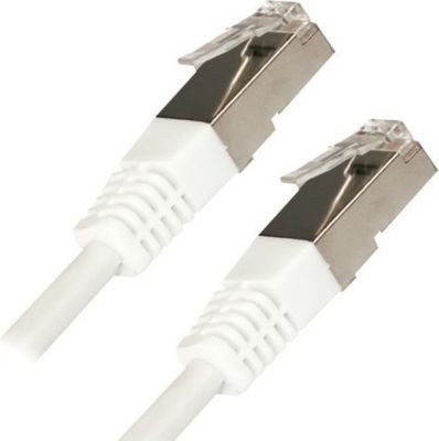 Câble Ethernet APM CORDON RJ45 CAT.6 FTP DROIT BLANC 20M Câble Ethernet APM CORDON RJ45 CAT.6 FTP DROIT BLANC 20M