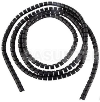 Autres accessoires informatiques StarTech.com Gaine spirale range-câble en  noir - 1,5 m - Diamètre de 45 mm - Avec outil pour insérer les câbles  (CMSCOILED3) - Kit de gaines pour câbles - noir 