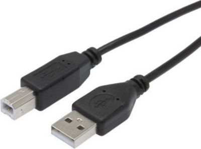 Câble imprimante APM CORDON USB 2.0 USB-A/USB-B MÂLE/MÂLE NOI