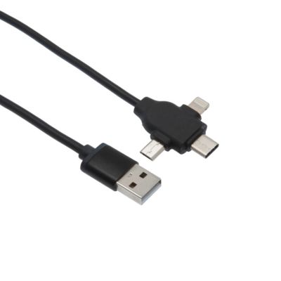 Câble duo APM 3 en 1 USB-C/Micro usb/Ligthning 1M50