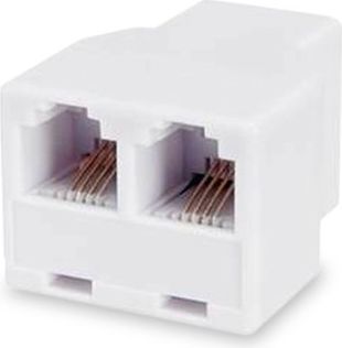 Adaptateur Ethernet APM ADAPTATEUR RJ11 FEMELLE / 2 RJ11 FEMELLE