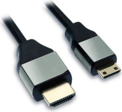 Câble Mini HDMI APM CABLE HDMI MINI MALE/MALE GAINEPVC NOIRE