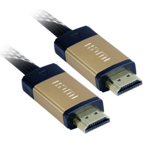 Câble HDMI APM CORDON HDMI 4K ETHERNET MÂLE/MÂLE NYLON