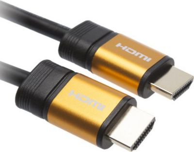 Câble HDMI APM CORDON HDMI 4K ETHERNET MÂLE/MÂLE NOIR P Câble HDMI APM CORDON HDMI 4K ETHERNET MÂLE/MÂLE NOIR P