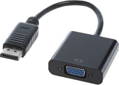  APM CONVERTISSEUR DISPLAYPORT/VGA MÂLE/FEMEL APM CONVERTISSEUR DISPLAYPORT/VGA MÂLE/FEMEL