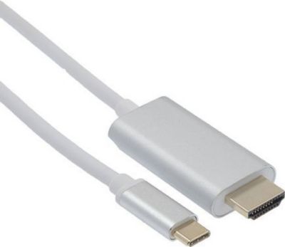 Câble HDMI APM CORDON HDMI 4K/TYPE-C MÂLE/MÂLE BLANC PL
