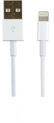 Câble duo APM USB Lightning iPhone/iPad Blanc 1m