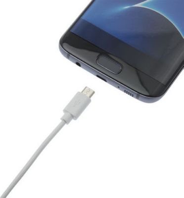 Câble micro USB APM FRANCE CABLE MICRO USB BLANC 1M