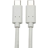 APM FRANCE CABLE USB TYPE C / TYPE C BLANC 1M COMPA
