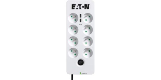 Parafoudre EATON 8 prises parafoudres + 2 USB