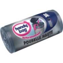 Sac poubelle HANDY BAG 50L spécial poubelle haute