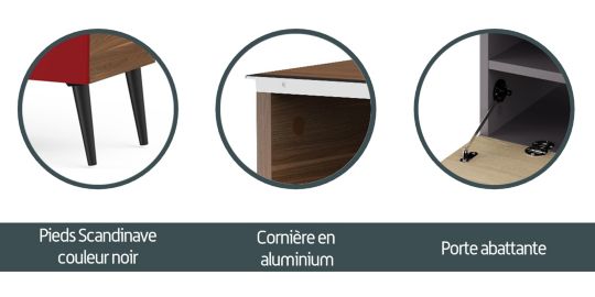Meuble TV MELICONI KUTA  120