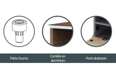 Meuble TV MELICONI JAKARTA 160