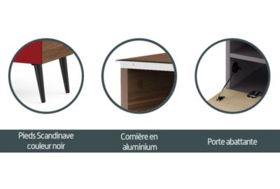 Meuble TV MELICONI WERU 160