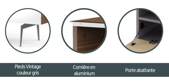 Meuble TV MELICONI MAIDI 160
