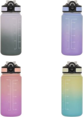 Bouteille FIVE sport + paille 600ml