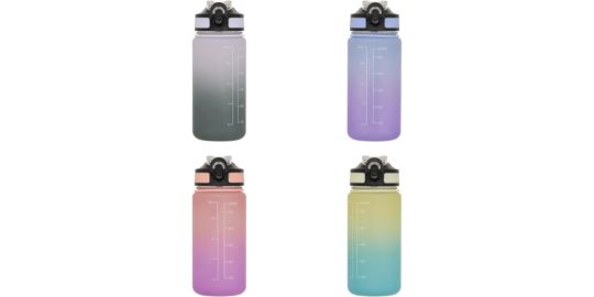 Bouteille FIVE sport + paille 600ml